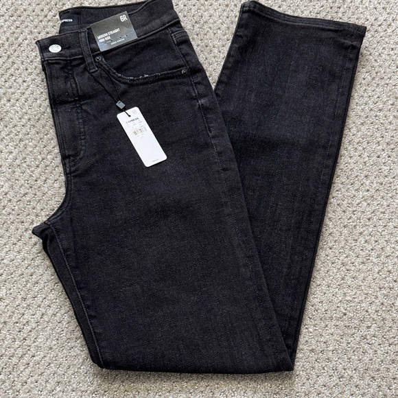 Express NWT - Modern Straight High Rise Hyper Stretch Jeans - Size 6R - Picture 8 of 16